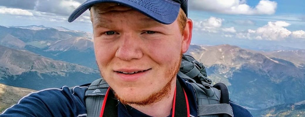 Michael Mangin on Torrey's Peak, Colorado